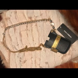 Dolce and Gabbana phone/chain strap wallet.